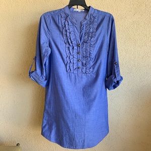 “Jean” Ruffle Dress